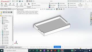 Material and Mass Properties  Solidworks [upl. by Lawtun]