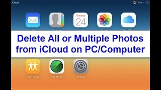 How to Delete All Photos from iCloud on PCComputeriPhoneiPad [upl. by Hy]