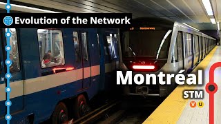 Montreals Metro Network Evolution [upl. by Teodor225]