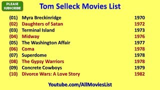 Tom Selleck Movies List [upl. by Ela]