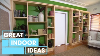 How To Build A Custom Wall Unit  Indoor  Great Home Ideas [upl. by Naved]