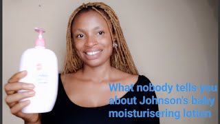 Johnsons baby moisturising lotion benefits for grownup skin My experience [upl. by Richter]