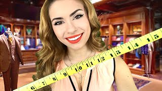 ASMR for MEN  Suit Measuring Roleplay Measuring You [upl. by Gothar]