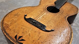 WATCH how furniture restorer restores a guitar [upl. by Ahsyt]