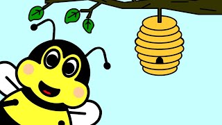 The Bee Song  Nursery Rhyme  Songs for Kids  Its Playtime [upl. by Torin]