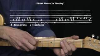 quotGhost Riders In The Skyquot by The Ramrods  365 Riffs For Beginning Guitar [upl. by Aneehc339]