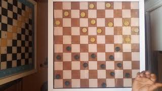 Draughts Game STRATEGY  How to set a Trap DraughtCheckers Game Trap 1 Thunder Strike Version 1 [upl. by Nnyleak33]