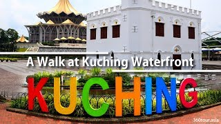 A walk at Kuching Waterfront [upl. by Arten]