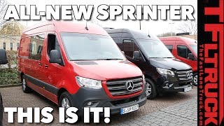 2019 MercedesBenz Sprinter Cargo Passenger and Chassis Cab Van Review [upl. by Thora275]