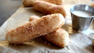 Fluffy Cinnamon Bread Sticks with Dipping Sauce [upl. by Adahs]