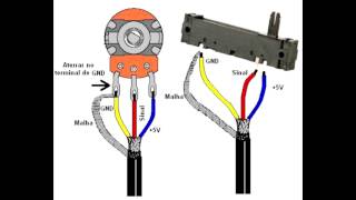 Como Funciona um Potenciometro  How a potentiometer [upl. by Catha]