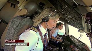 Female pilots flying high around the world  Airbus A380  Boeing 777  Emirates Airline [upl. by Tomkiel]