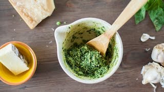 Cómo hacer pesto auténtico [upl. by Alaehs]