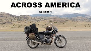 Motorcycling Across America US  EP1  NY to WA [upl. by Pavla280]