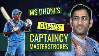 MS Dhoni A tactical mastermind [upl. by Sira384]