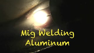 Mig Welding Aluminum with a Spool Gun [upl. by Aratihc606]