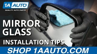 How to Properly Install Side View Mirror Glass [upl. by Alurd107]