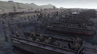 EL DESEMBARCO DE NORMANDÍA  Playa de OMAHA  Men of War Gameplay en Español  Awakate [upl. by Dinsmore]