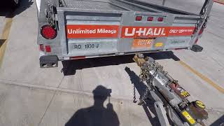 Safe Trailering Demonstration  UHaul  How To Properly Load A Trailer [upl. by Gretel]