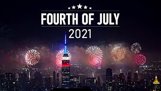 July Fourth 2021  4K Fireworks Compilation [upl. by Ssor]