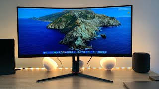 AOC CU34G2X Curved Gaming Monitor Review [upl. by Schonthal]