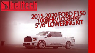 Belltech F150 New 5quot6quot Full Lowering Kit for 20152020 F150s [upl. by Kellina745]