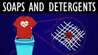 Soaps and detergents  carbon amp its compounds  10th Chemistry  CBSE  ncert class 10  X Science [upl. by Sirrom]