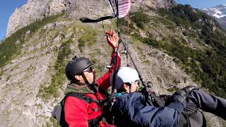 Paragliding Männlichen Stechelberg [upl. by Gar]