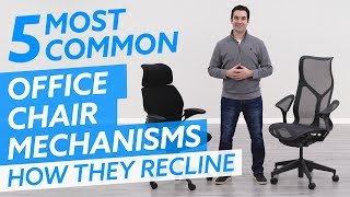 5 Most Common Office Chair Tilt Mechanisms How Office Chairs Recline [upl. by Hosfmann436]