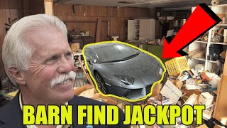 8 RAREST Car Barn Finds  Chasing Classic Cars [upl. by Arehs]