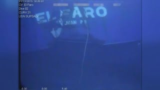 Video shows chilling wreckage of sunken cargo ship El Faro [upl. by Latea]