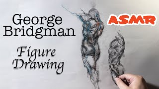 George Bridgman Figure Drawing ASMR [upl. by Zebada]