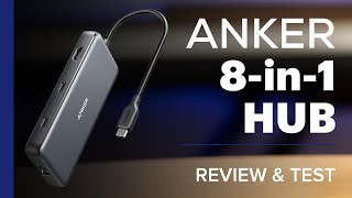 Anker PowerExpand 8in1 USBC 10gbps Data Hub  Review amp Test [upl. by Ivens270]