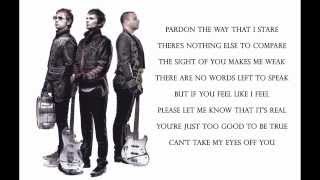 Muse  Cant Take My Eyes Off You  Lyrics  HD [upl. by Driscoll529]