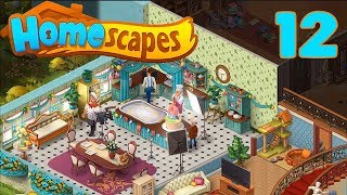 HOMESCAPES STORY WALKTHROUGH  PART 12 GAMEPLAY   iOS  Android [upl. by Naejeillib373]