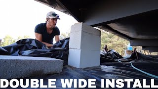 Double Wide Installation Timelapse  Home Nation [upl. by Constancy]