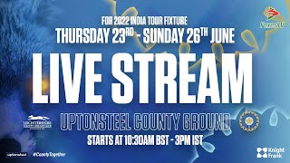 LIVE  Leicestershire XI v India Tour Match  Day One [upl. by Perreault437]