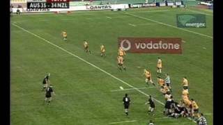 quotThe Greatest Game of Rugby Ever Playedquot  Wallabies Vs All Blacks Sydney 2000 [upl. by Atteuqram688]