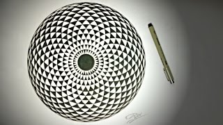 How To Draw ✎ Geometric EYE  DearingDraws [upl. by Alcot]