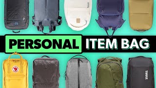 10 Personal Item Bags  Under Seat Backpacks for Ryanair Spirit and More [upl. by Llenrap]