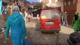 Walking Tour of Real MARRAKECH — Morocco Africa Video Walk【4K】🇲🇦 [upl. by Narf544]