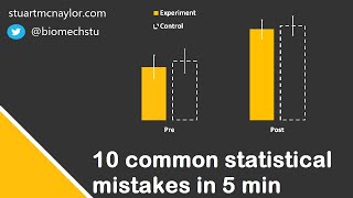 Ten Statistical Mistakes in 5 Min [upl. by Naejeillib]