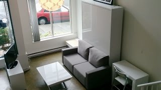 Murphysofa Review of Wall Bed Couch System [upl. by Salangi]