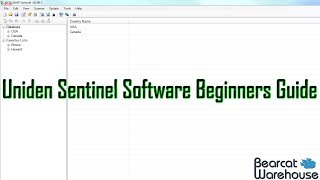 Uniden Sentinel Software Beginners Guide [upl. by Oisangi]