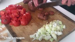 Recipe for Rougaille Sausage Saucisse from Mauritius [upl. by Hoj142]