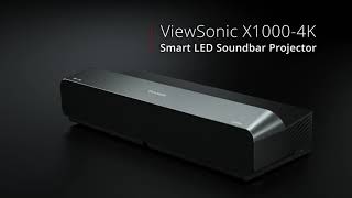 Find Your Oasis  ViewSonic X10004K  Ultra Short Throw Smart LED Soundbar Projector Short ver [upl. by Geis]