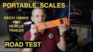 Road Test  Reich 1500kg CWC Caravan Weight Control Scales for 4WD cars and trailers [upl. by Attenaz645]