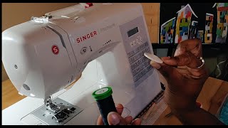 How to startthread your SINGER PATCHWORK 7285Q sewing machine [upl. by Ramedlab167]