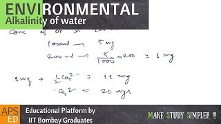 Alkalinity of Water  Solved Example  Environmental Engineering [upl. by Linea797]