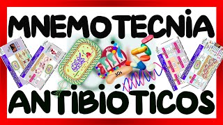 ANTIBIÓTICOS MECANISMO DE ACCIÓN  MNEMOTECNIA ANTIBIÓTICOS  GuiaMed [upl. by Eeladnerb193]